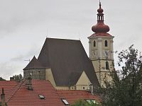 Trhové Sviny - kostel Nanebevzetí Panny Marie