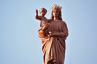 Le Puy-en-Velay – obří socha Panny Marie Francouzské  (statue de Notre-Dame de France)
