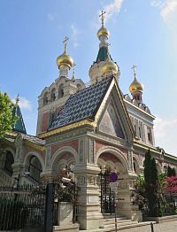 Vídeň – pravoslavný chrám sv. Mikuláše (Wien - Kathedrale zum Hl. Nikolaus, Собо́р св. Никола́я Чудотво́рца)