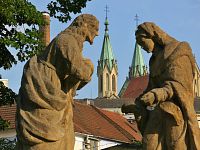 Kroměříž - sousoší Ježíše Krista s Pannou Marií