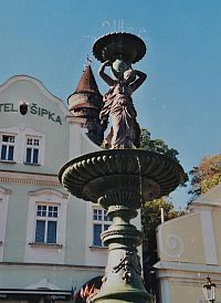 Štramberk - fontána Hygie