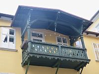 dřevěný balkon