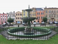 kašna na Mírovém náměstí