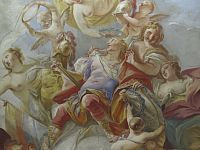 detail stropní fresky