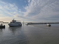 ranní odjezd z pevniny