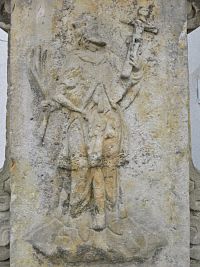 sv. Jan Nepomucký pod křížem