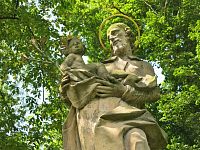 socha sv. Josefa s Ježíškem