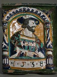 kachel s Františkem I. Francouzským, 1538