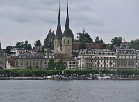 Lucern – kostel sv. Leodegara  (Luzern - Hofkirche St. Leodegar. St. Leodegar im Hof)