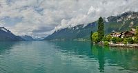 Brienzské jezero a městečko Brienz  (Brienzersee und Gemeinde Brienz)