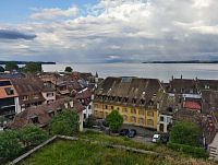 výhled z hradní terasy