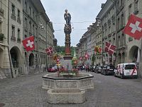 Bern – fontána Spravedlnosti  (Gerechtigkeitsbrunnen)
