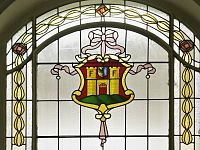 městský znak vitrážový
