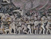 Bern – katedrální portál Posledního soudu  (Jüngste Gericht am Berner Münsterportal)