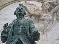 Lausanne – socha majora Davela  (Statue du Abraham Davel)