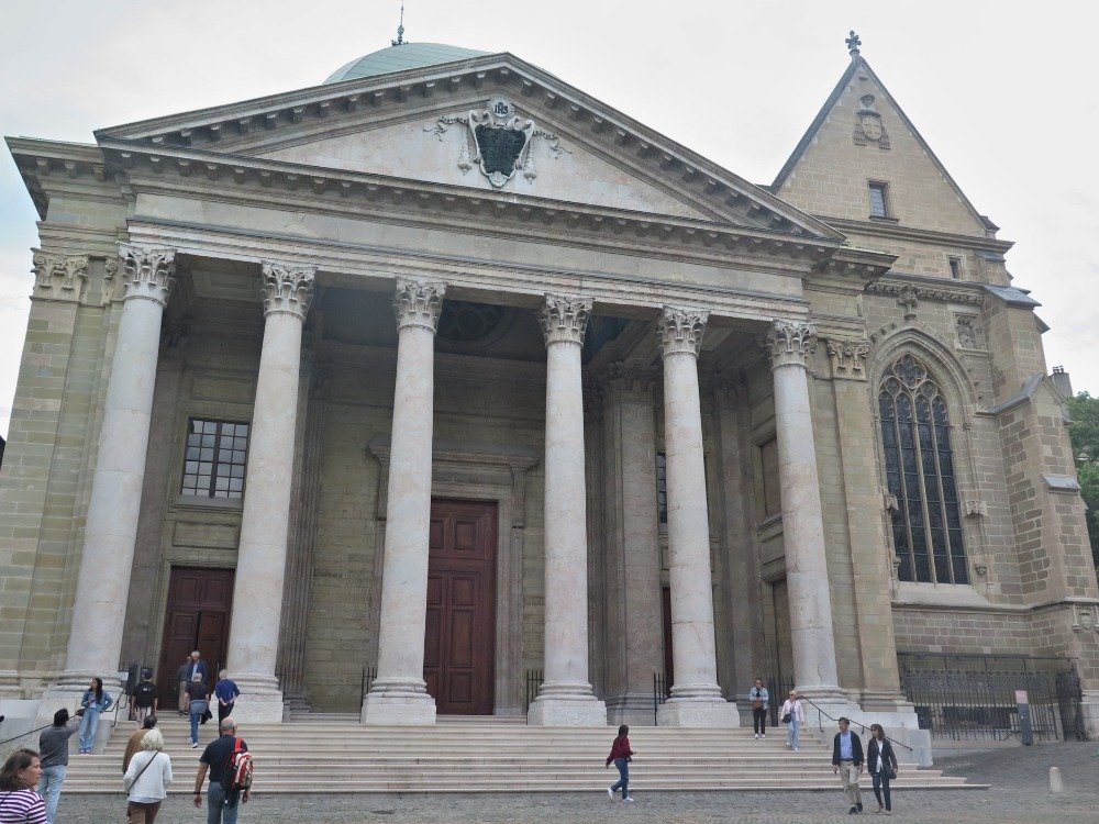 Ženeva – katedrála sv. Petra  (Genève - Cathédrale Saint-Pierre)
