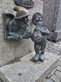 Wroclaw (Vratislav) – trpaslíci Směnárníci  (Krasnale Kantorki)