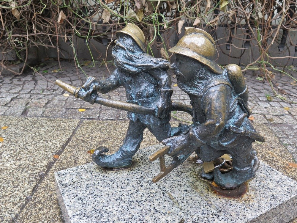 Wroclaw (Vratislav) – trpaslíci Hasiči  (Krasnale Pożarki)