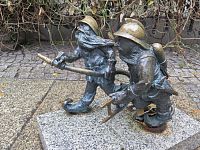 Wroclaw (Vratislav) – trpaslíci Hasiči  (Krasnale Pożarki)