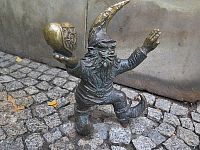 Wroclaw (Vratislav) – trpaslík zvaný Srdce Vratislavi  (Krasnal WrocLovek)