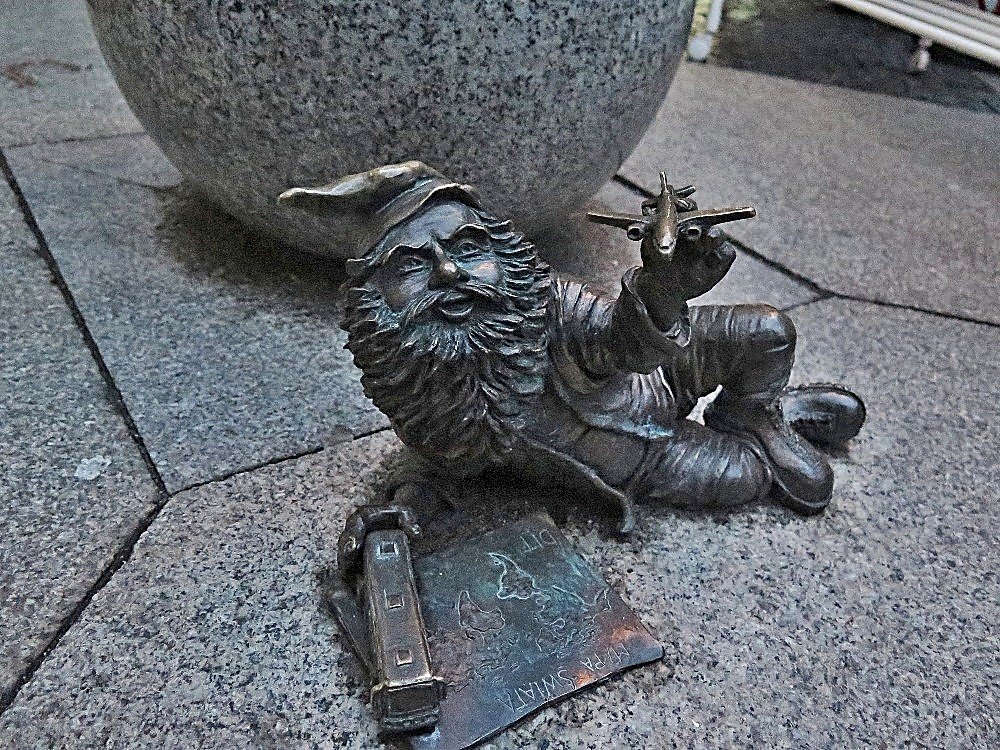 Wroclaw (Vratislav) – trpaslík Ditek  (Krasnal DIT-ek)