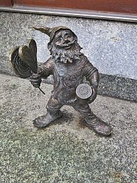 Wroclaw  (Vratislav) – trpaslík Cukrář  (Krasnal Słodziak)