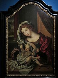 Coecke van Aelst (následovník) - Madona s třešněmi