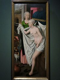 Hans Memling - Batšeba v lázni