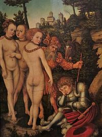Lucas Cranach st. - Paridův soud