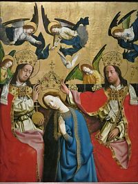 Korunovace Panny Marie od Mistra ze zámku Lichtensteinů