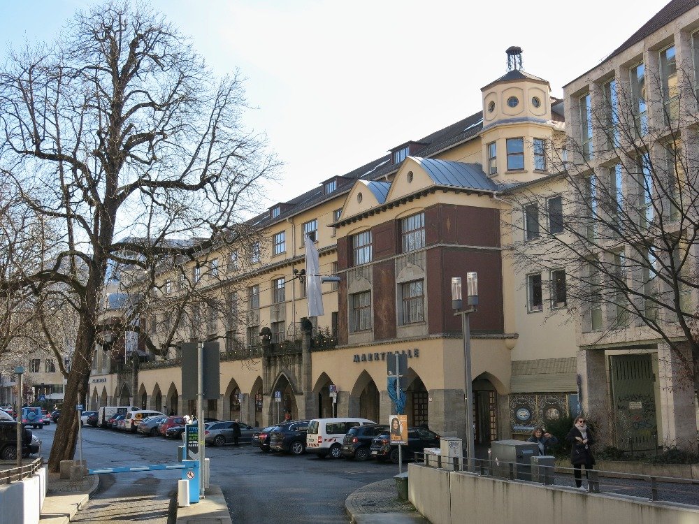 Stuttgart - secesní tržnice  (Markthalle)