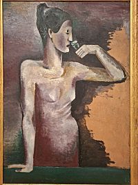 Alouis Wachsman - Žena s absinthem