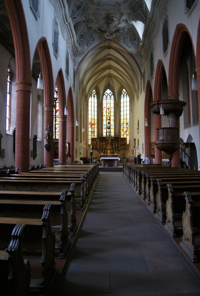 Limburg nad Lahnou – Městský kostel sv. Šebestiána  (Limburg an der Lahn - Stadtkirche St. Sebastian)