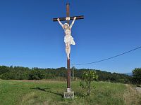 železný kříž na okraji Svébohova
