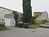 hradby s baštou ve Studentské ul.