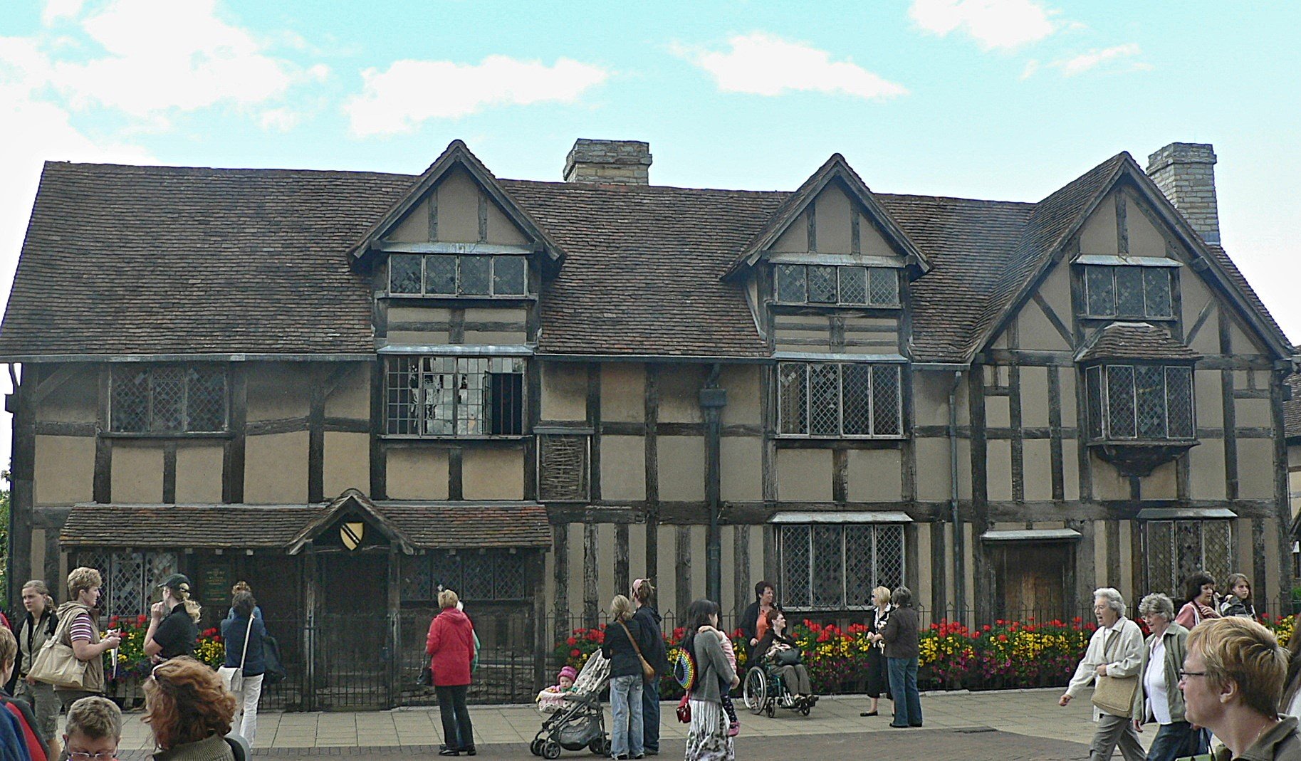 Stratford nad Avonou – rodný dům Williama Shakespeara  (Stratford-upon-Avon – Shakespeare´s Birthplace)