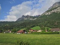 ranní cesta pod Mont Blanc vypadala velmi nadějně
