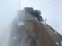 příjezd na Aiguille du Midi
