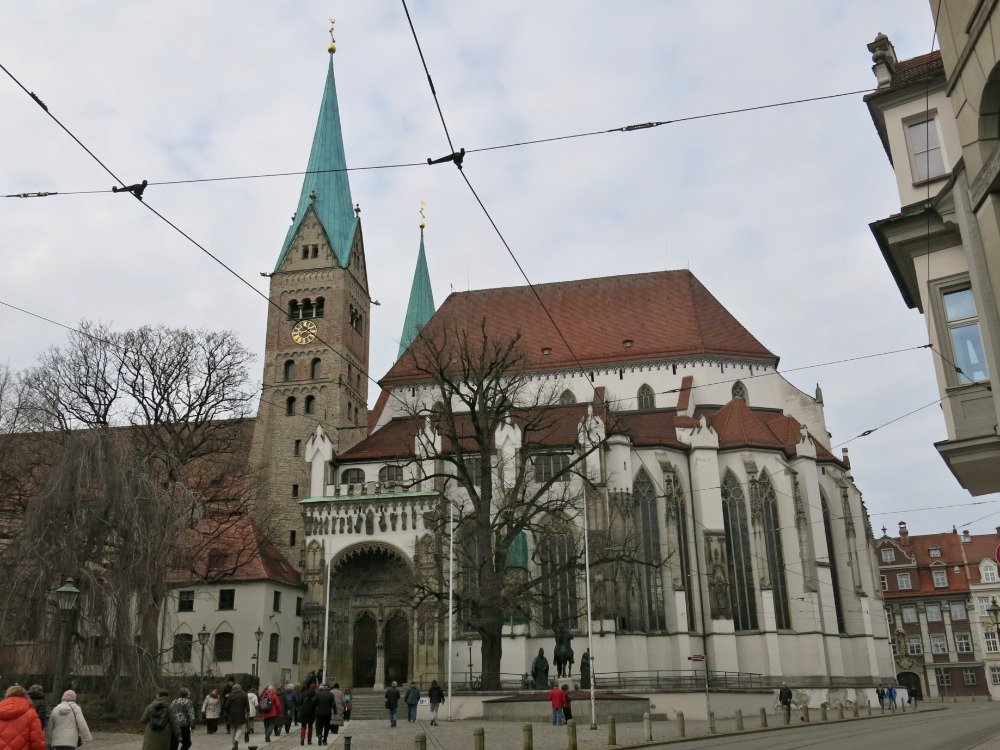 Augsburg - katedrála Navštívení Panny Marie I. – historie a popis  (Hohe Dom Mariä Heimsuchung, Augsburger Dom I. – Geschichte und Beschreibung)