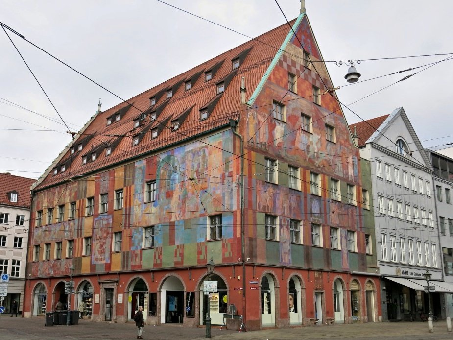 Augsburg – Cechovní dům tkalců  (Weberhaus)