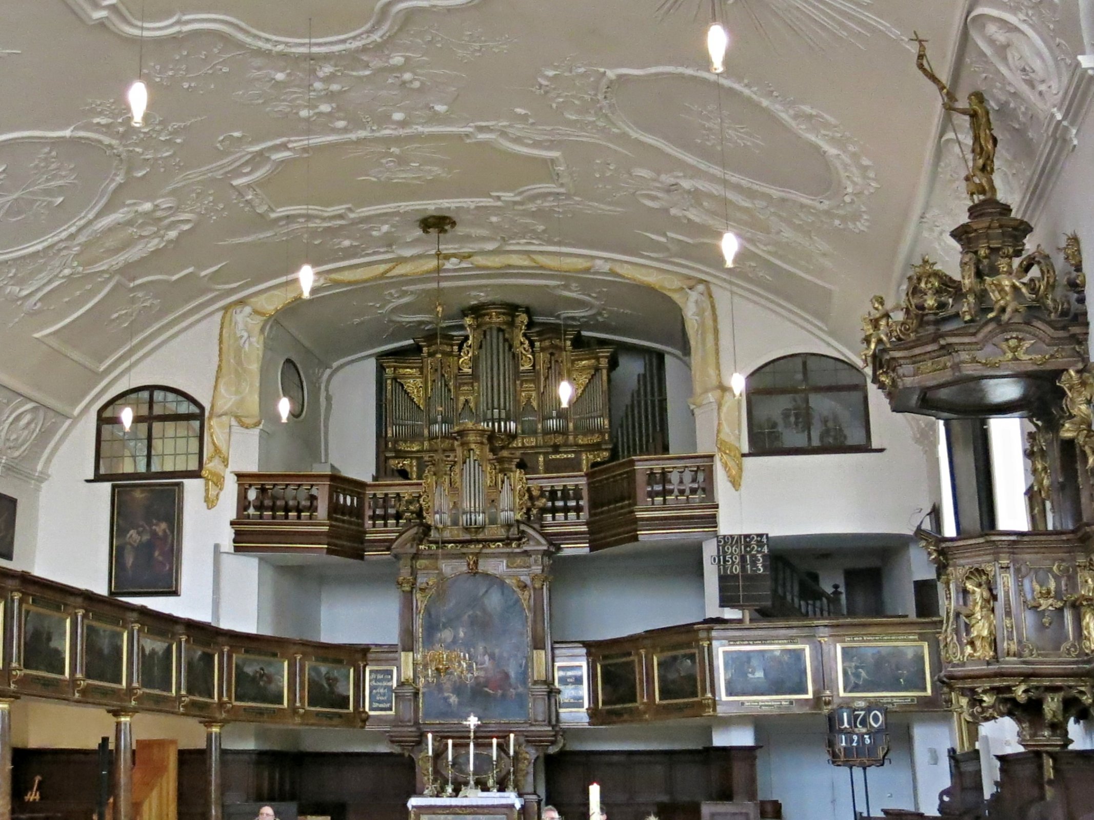 Augsburg – protestantský kostel sv. Oldřicha  (Evangelische St. Ulrichs Kirche)