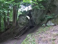 zřícenina hradu Bischofstein