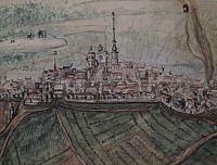 detail nejstarší veduty Šumperka