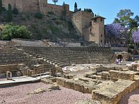 Malaga – římské divadlo  (Málaga - Teatro romano)