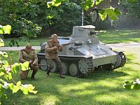 válečná vřava u Barborky (pův. Schillerův park)