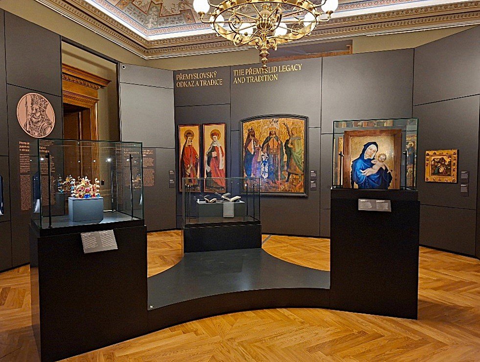 Přemyslovci jako panovnická dynastie, která knížectví povýšila na království  (Národní muzeum Praha)
