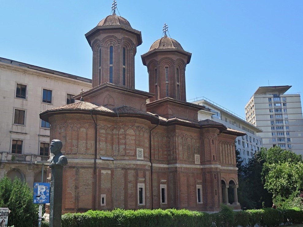 Bukurešť – pravoslavný kostel Nanebevzetí Panny Marie  (București - Adormirea Maicii Domnului, Biserica Kretzulescu)
