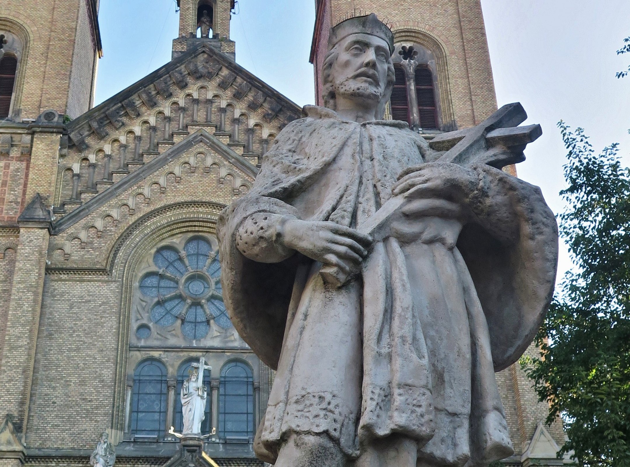 Temešvár – socha sv. Jana Nepomuckého  (Timișoara - Statuia Sfântul Ioan Nepomuk)
