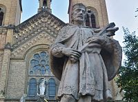 Temešvár – socha sv. Jana Nepomuckého  (Timișoara - Statuia Sfântul Ioan Nepomuk)