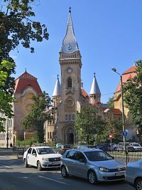 Temešvár – Piaristický kostel Povýšení sv. Kříže  (Timișoara - Biserica Înălțarea Sfintei Cruci, Biserica piaștrilor)